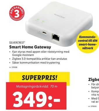 Lidl Smart home gateway erbjuda