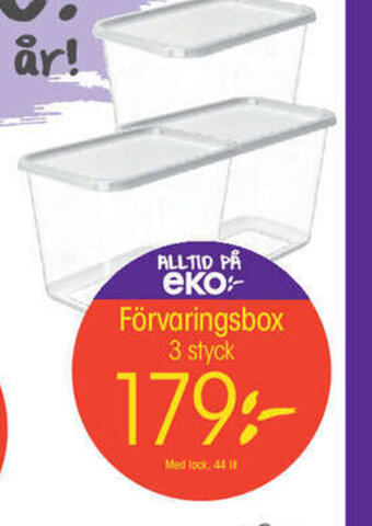 EKO Förvaringsbox erbjuda