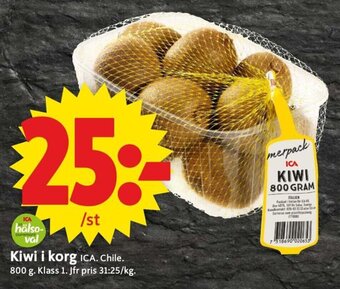 ICA Supermarket Kiwi i korg erbjuda