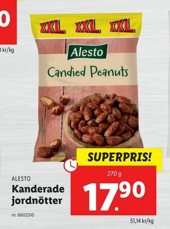 Lidl Kanderade jordnötter erbjuda
