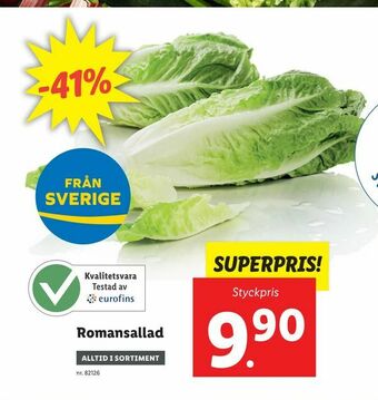 Lidl Romansallad erbjuda