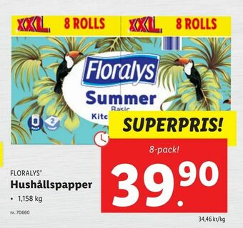Lidl Hushållspapper erbjuda