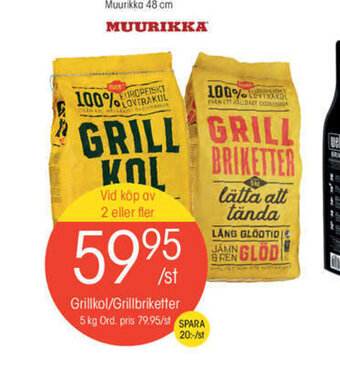 EKO Grillkol/Grillbriketter erbjuda