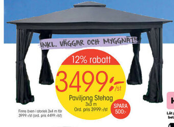 EKO Paviljong Stehag erbjuda