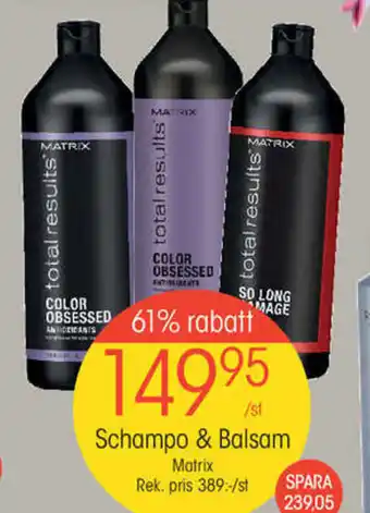 EKO Schampo & Balsam Matrix erbjuda