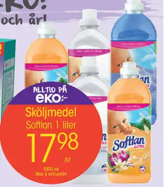 EKO Sköljmedel 1 liter erbjuda