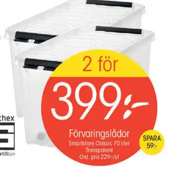 EKO Förvaringslådor 70 liter erbjuda