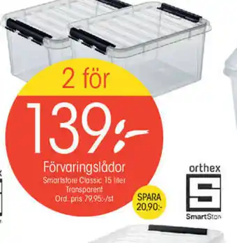 EKO Förvaringslådor 15 liter erbjuda