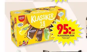 ICA Maxi Gb klassiker glasspinnar erbjuda