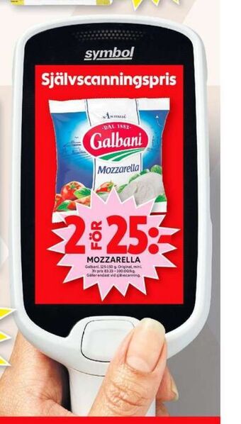 ICA Maxi Galbani mozzarella erbjuda