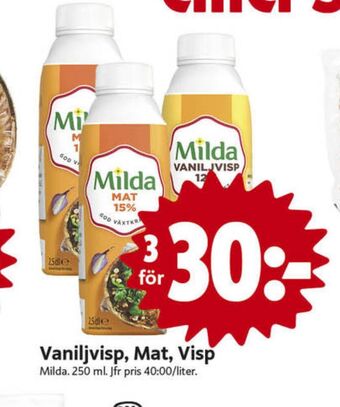 ICA Nära Milda vaniljvisp erbjuda