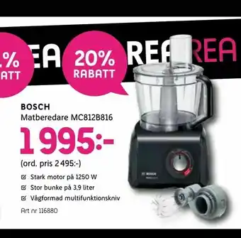 Bosch Matberedare MC812B816