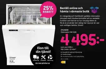 Elon Diskmaskin dm 3126 erbjuda