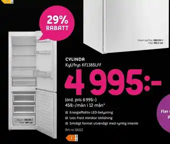 Elon Kyl/frys KF1385LFF erbjuda