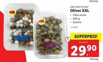 Lidl Oliver XXL erbjuda