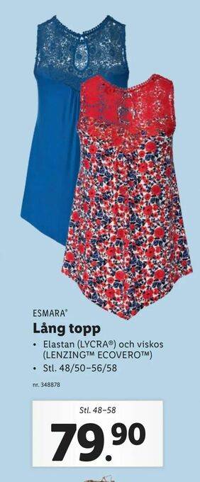 Lidl Lång topp erbjuda