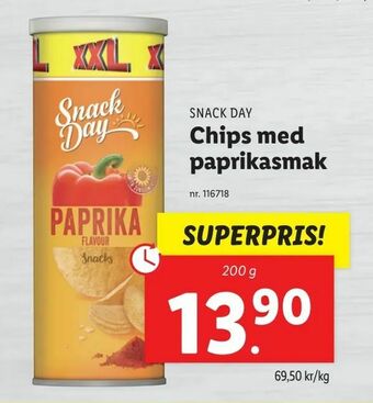 Lidl Chips med paprikasmak erbjuda