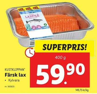 Lidl Färsk lax erbjuda