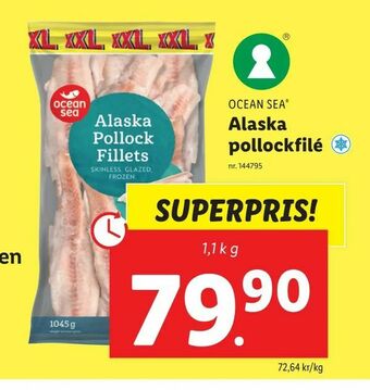 Lidl Alaska pollockfilé erbjuda
