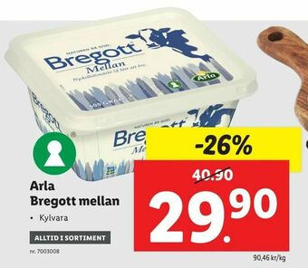 Lidl Arla Bregott mellan erbjuda