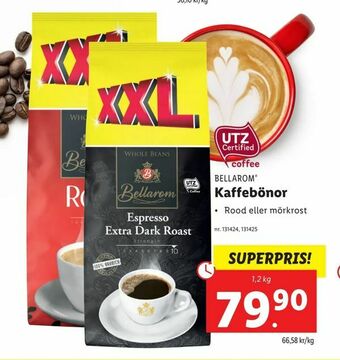 Lidl Kaffebönor erbjuda