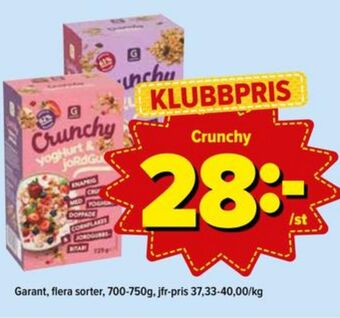Östenssons Crunchy müsli erbjuda