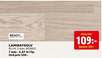 Jem&Fix Laminatgolv erbjuda