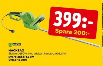 Jem&Fix Häcksax erbjuda