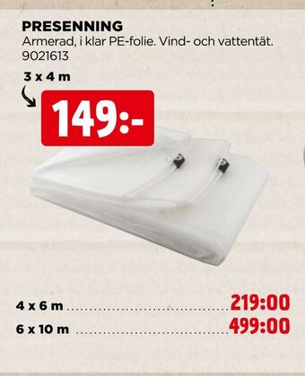 Jem&Fix Presenning erbjuda