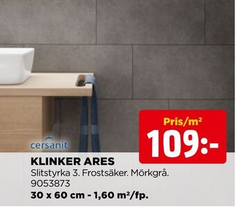 Jem&Fix Klinker ares erbjuda