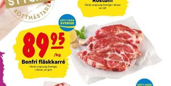 City Gross Benfri fläskkarré erbjuda