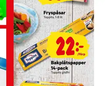 City Gross Bakplåtspapper 14-pack erbjuda