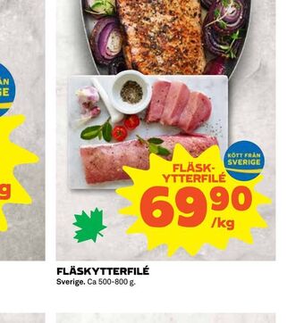 Coop Extra Fläskytterfilé erbjuda