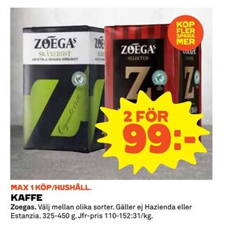 Coop Extra Kaffe erbjuda