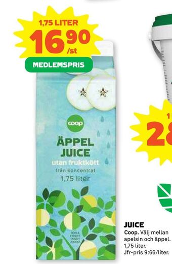 Coop Forum Juice erbjuda