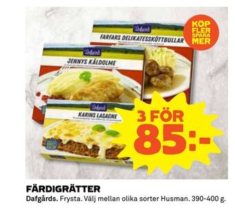 Coop Extra Färdigrätter erbjuda