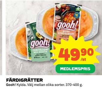 Coop Daglivs Färdigrätter erbjuda