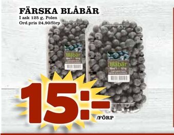 Din Mat Färska blåbär erbjuda