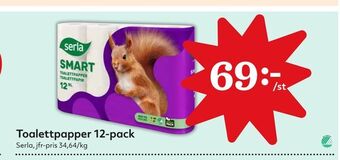 Hemköp Toalettpapper 12-pack erbjuda
