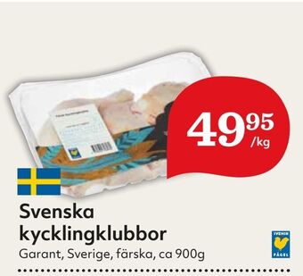 Hemköp Svenska kycklingklubbor erbjuda