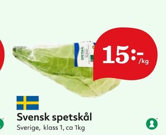 Hemköp Svensk spetskål erbjuda