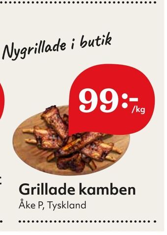 Hemköp Grillade kamben erbjuda