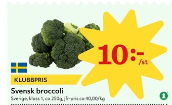 Hemköp Svensk broccoli erbjuda