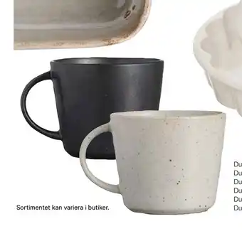 City Gross Duka eclectic mugg 30 cl vit erbjuda