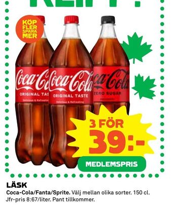 Coop Extra Läsk erbjuda