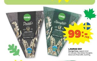 Stora Coop Lagrad ost erbjuda