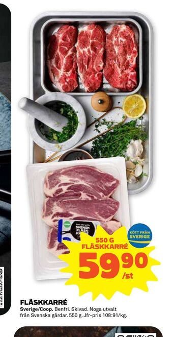 Stora Coop Fläskkarré erbjuda