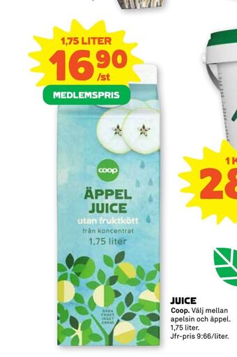 Stora Coop Juice erbjuda
