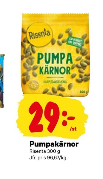 City Gross Pumpakärnor erbjuda