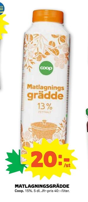 Stora Coop Matlagningsgrädde erbjuda